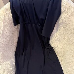 Elegant Navy Blue Dress